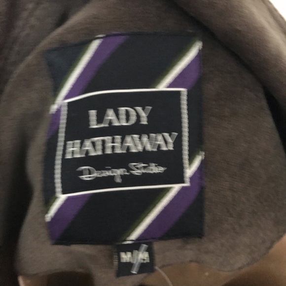 Lady Hathaway Brown Velvet Jacket - Picture 6 of 7